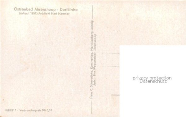 Ahrenshoop Ostseebad Dorfkirche – Bild 2
