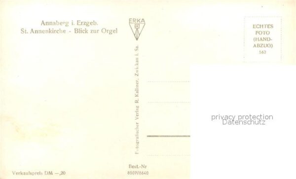 Annaberg-Buchholz Erzgebirge St. Annenkirche – Bild 2