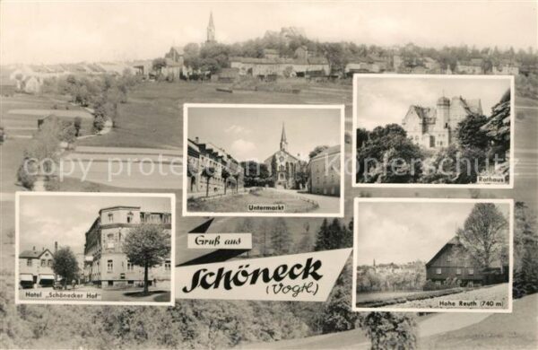 Schoeneck Vogtland Hotel Schönecker Hof Rathaus Hohe Reuth