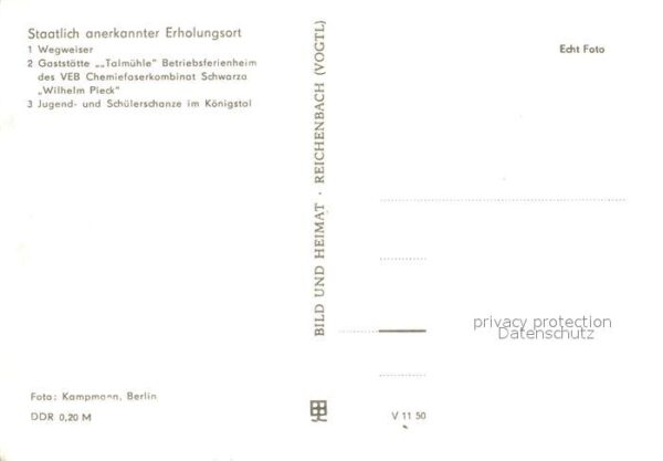 Cursdorf Gaststätte Talmühle Jugend- und Schüler – Bild 2