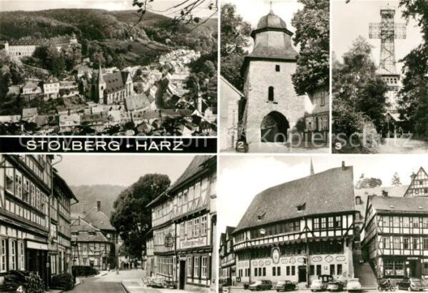 Stolberg Harz Josephshöhe Neustadtstrasse Rathaus