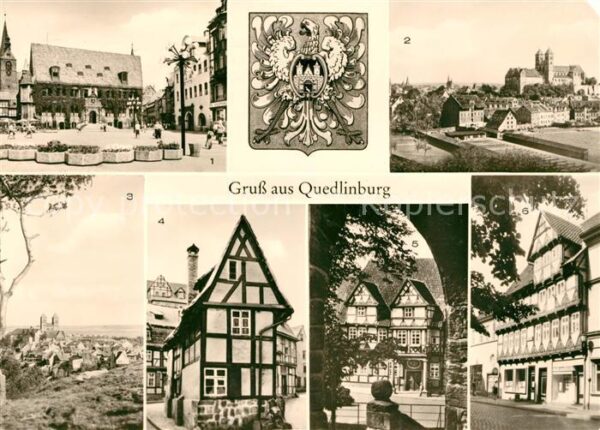 Quedlinburg Rathaus Schloss Klopstockhaus Schneemel