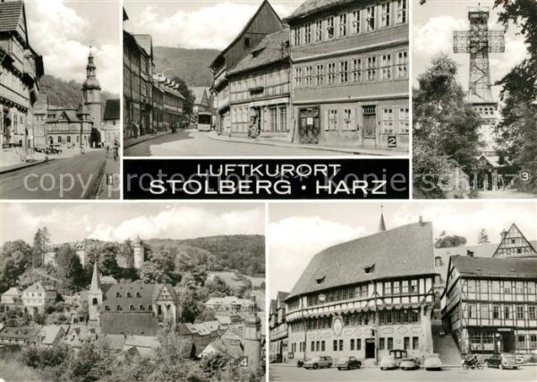 Stolberg Harz Rittergasse Saigerturm Markt Rathaus Jo