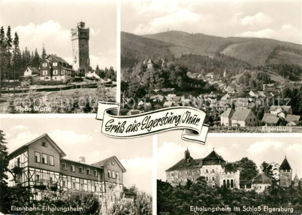 Elgersburg Hohe Warte Eisenbahn-Erholungsheim Schl