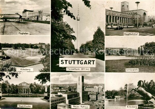 Stuttgart Flughafen Hauptbahnhof Staatstheater Ki
