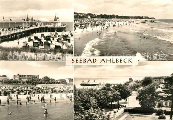 Ahlbeck Ostseebad Seebrücke Gaststätte Heim Bernhard Göri