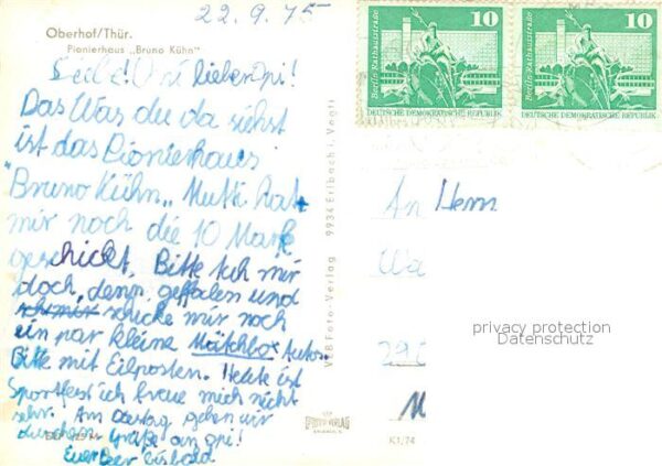 Oberhof Thueringen Pionierhaus Bruno Kühn – Bild 2