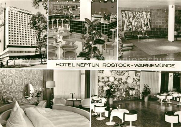 Rostock-Warnemuende Hotel Neptun Milch-Mokka-Bar Hotelhalle