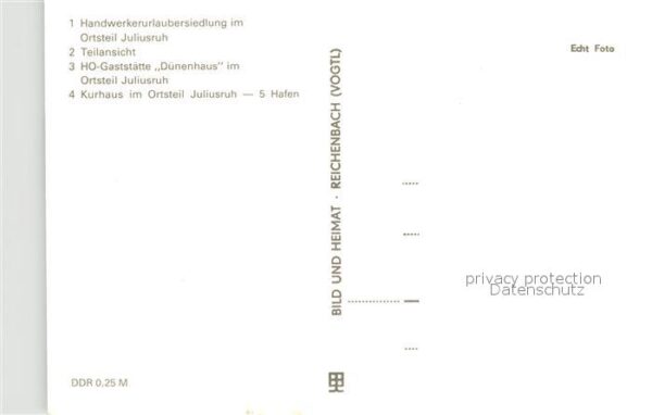 Breege Ruegen Juliusruh Gaststätte Dünenhaus Kurhaus – Bild 2