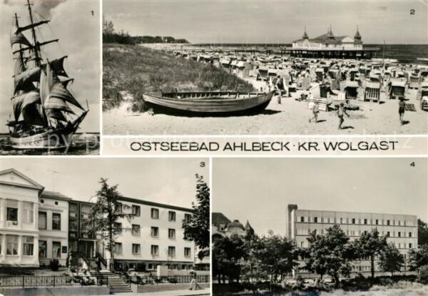 Ahlbeck Ostseebad Segelschulschiff Wilhelm Pieck Erholung