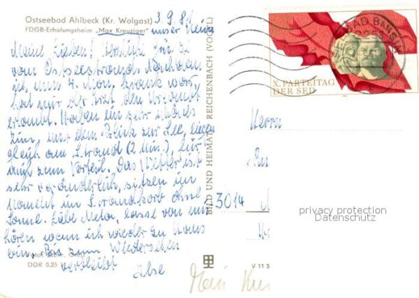 Ahlbeck Ostseebad Erholungsheim Max Kreuziger – Bild 2