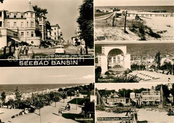 Bansin Ostseebad Erholungsheim Julian Marchlewski Strand
