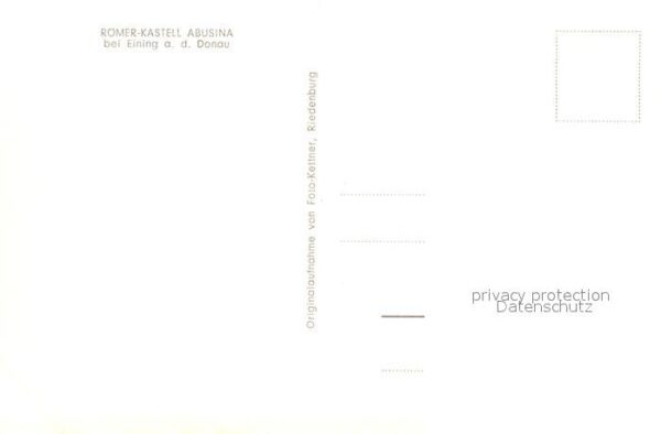 Eining Römer Kastell Abusina Militär Principia – Bild 2