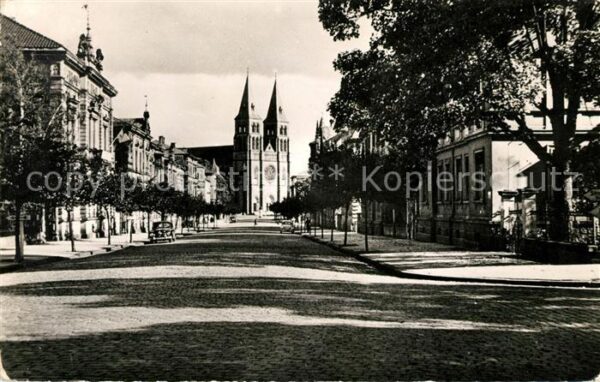 Landau Pfalz La Cathedrale vue de la Sudring