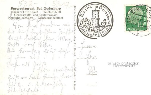 Bad Godesberg Panorama mit Godesburg – Bild 2