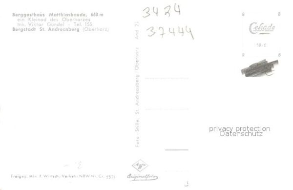 St Andreasberg Harz Matthiasbaude Fliegeraufnahme – Bild 2