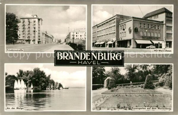 Brandenburg Havel Friedensstrasse HO Warenhaus An der Mal