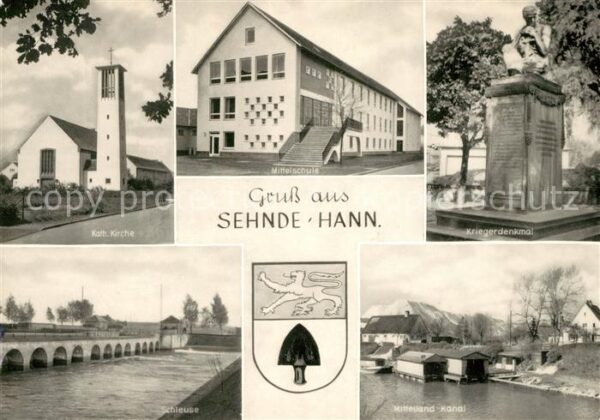 Sehnde Kath Kirche Mittelschule Kriegerdenkmal
