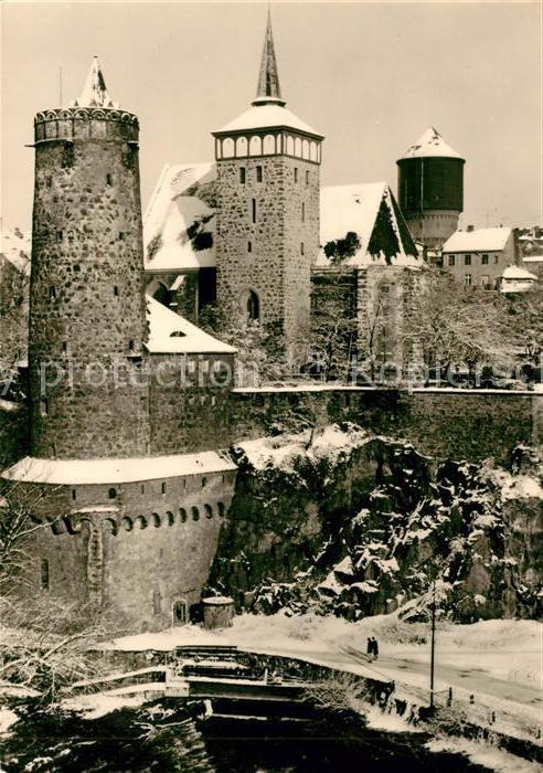 Bautzen Alte Wasserkunst mit Michaeliskirche