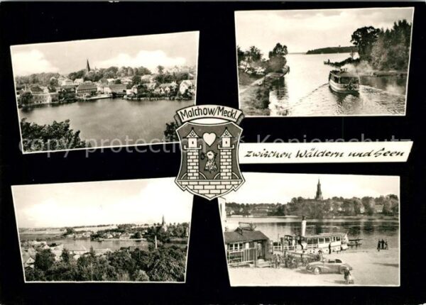 Malchow Inselstadt zwischen Wäldern und Seen