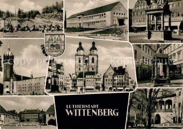 Wittenberg Lutherstadt Schwimmbad Poliklinik Friedrich Wolf Ma