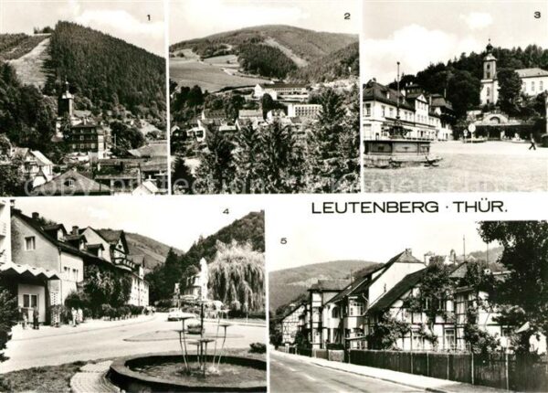 Leutenberg Thueringen Teilansicht Ernst Thälmann Oberschule M