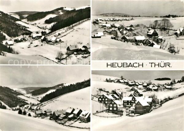 Heubach Thueringen Panorama Teilansichten