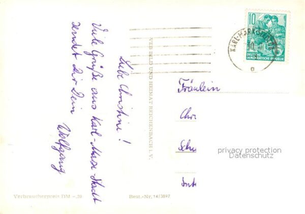 Karl-Marx-Stadt Rathaus HO Hotel Chemnitzer Hof Brücke – Bild 2