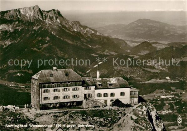 Berchtesgaden Fliegeraufnahme mit Watzmannhaus und Un