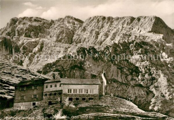 Purtschellerhaus Hoher Goell mit Hohem Göll