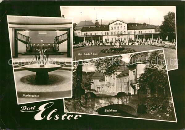 Bad Elster Marienquelle Badehaus Brückchen