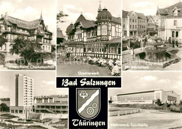 Bad Salzungen Kinderheim Charlottenhall Gradierwerk M
