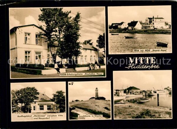 Vitte Hiddensee FDGB Erholungsheim Deutsches Haus HOG S