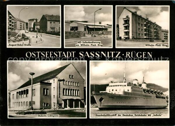 Sassnitz Ostseebad Ruegen Aug Bebel Strasse HO Selbstbedienung Wi