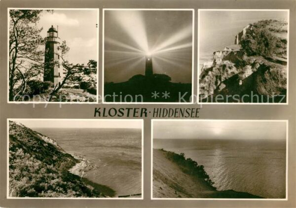 Kloster Hiddensee Leuchtturm Steilküste