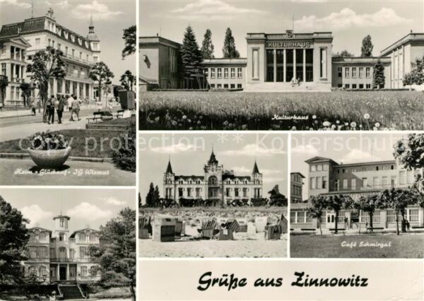 Zinnowitz Ostseebad Heim Glückauf IG Wismut Kulturhaus Schl