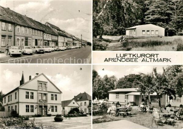Arendsee Altmark Friedensstrasse Sauna Rathaus FDGB Feri