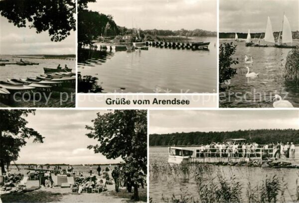 Arendsee Altmark Bootsliegeplatz Bootssteg Strand Anlege