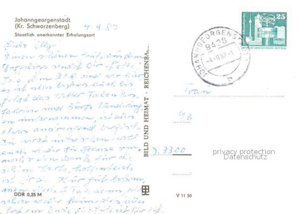 Johanngeorgenstadt Jugendherberge Ernst Schneller Postamt – Bild 2