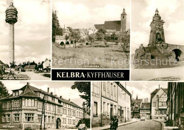 Kelbra Kyffhaeuser Fernsehturm Kulpenberg Helmebrücke Kyff