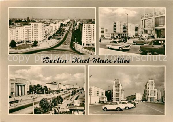 Berlin Karl Marx Allee Teilansichten