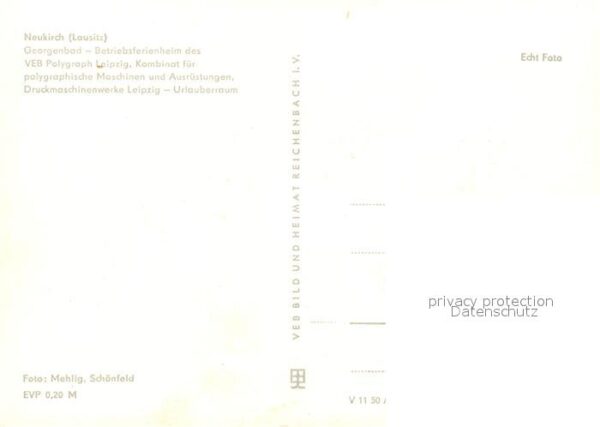 Neukirch Lausitz Georgenbad Speisesaal – Bild 2