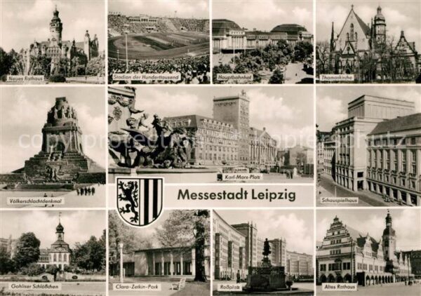 Leipzig Neues Rathaus Stadion der Hunderttausen