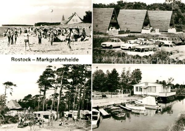 Markgrafenheide Rostock Strand Bungalows Zeltplatz Bootsanleges