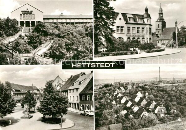 Hettstedt Klubhaus Wipperbrücke Marktplatz Teilan