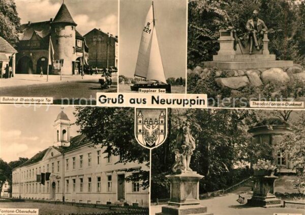 Neuruppin Bahnhof Rheinsberger Tor Theodor Fontai
