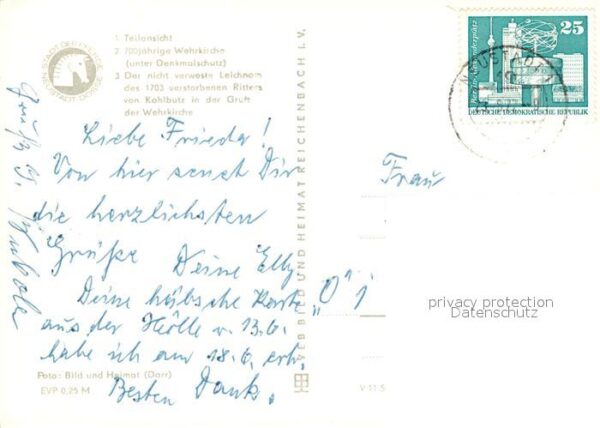 Neustadt Dosse Dorfstrasse 700jährige Wehrkirche Gruft – Bild 2