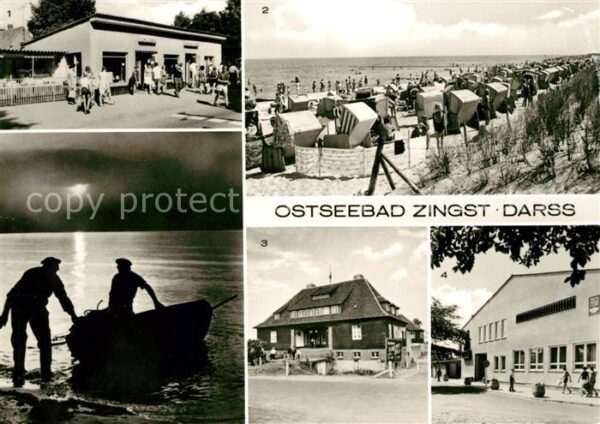 Zingst Ostseebad Strandstrasse Strand Kurhaus FDGB Erhol
