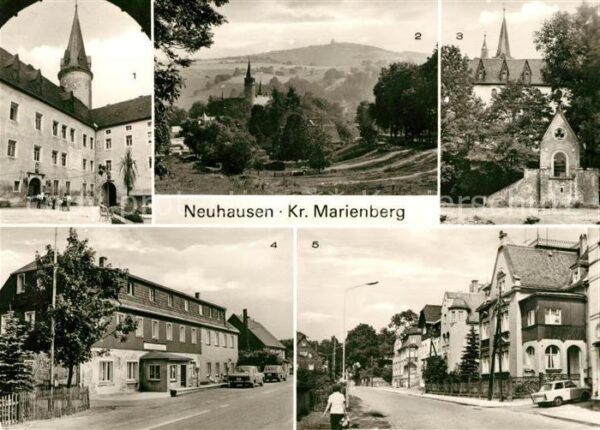 Neuhausen Marienberg Schloss Purschenstein Schlossblick Betr