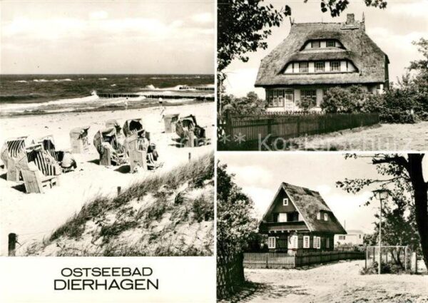Dierhagen Ostseebad Strand Inselhäuser